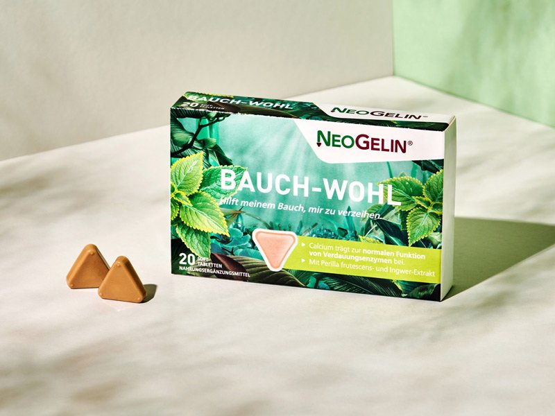 NeoGelin Bauch-Wohl unterstützt die Funktionen deines Verdauungssystems.