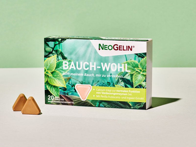 NeoGelin Bauch-Wohl unterstützt die Funktionen deines Verdauungssystems.